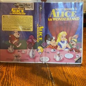 Black Diamond VHS Tape of Alice in Wonderland